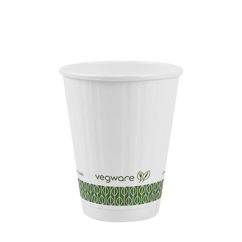 Cangkir Kertas Panas Timbul Bermotif 9oz