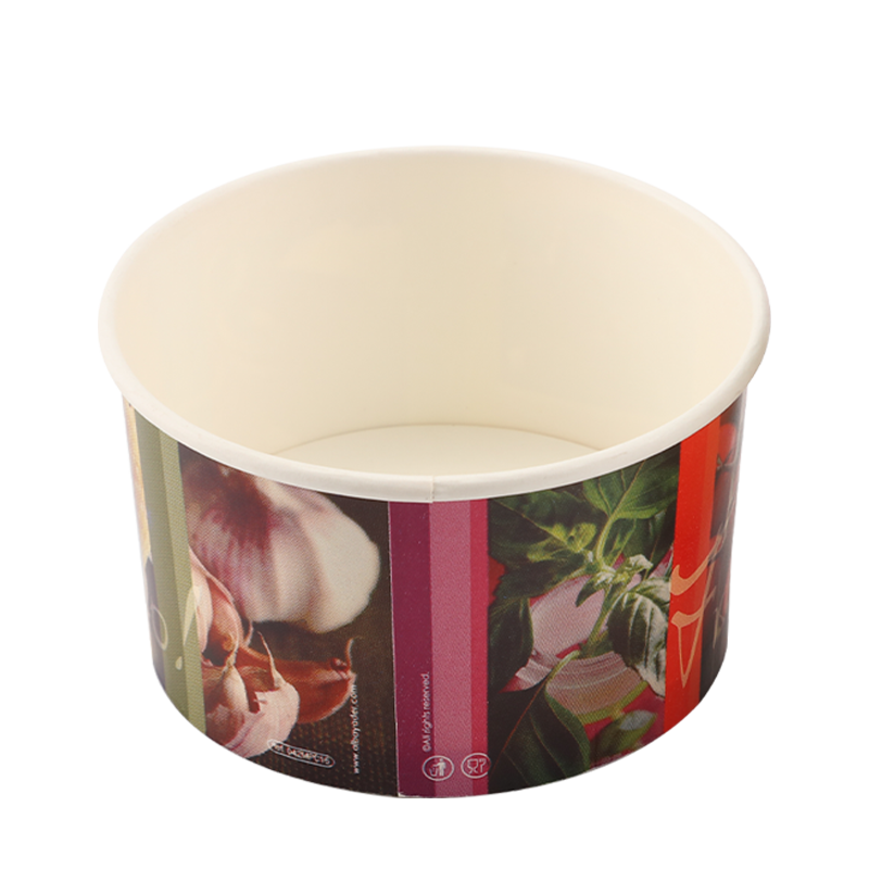12oz Cangkir Kertas Es Krim Bio-degradable