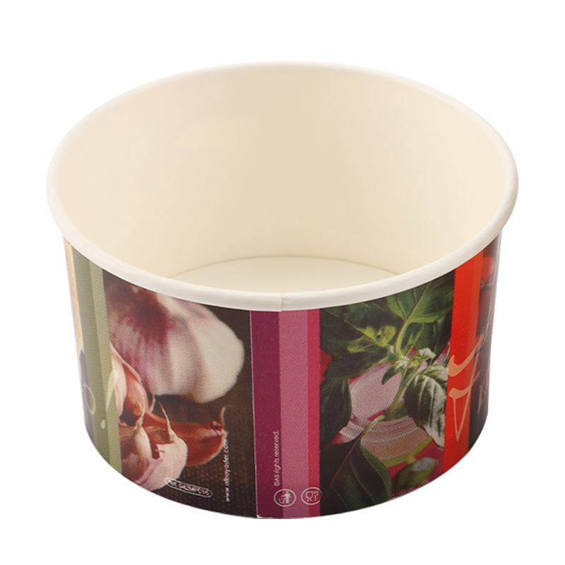 16oz Cangkir Kertas Es Krim Kompos