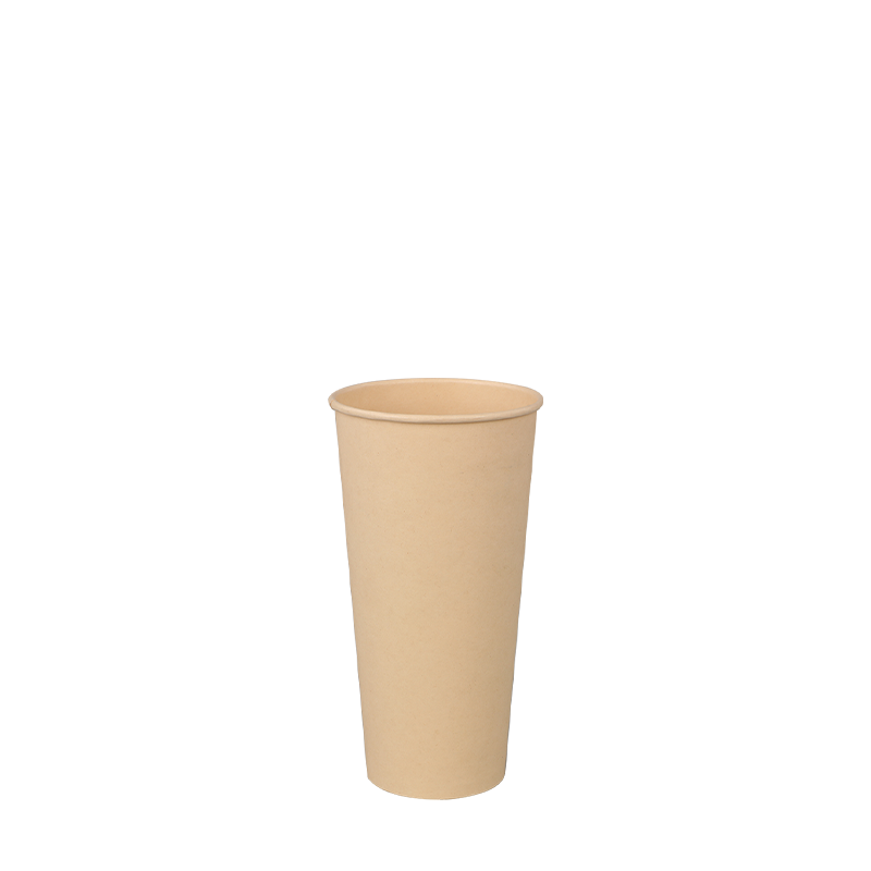 4oz Cangkir Kertas Panas Bambu Sekali Pakai