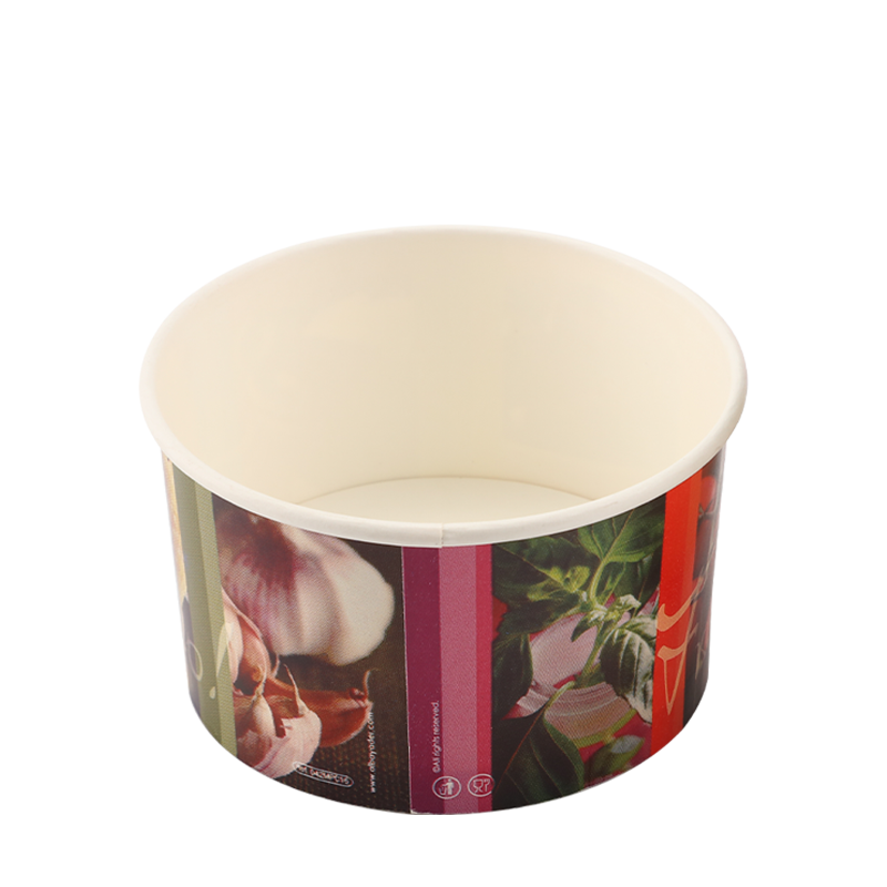 6oz Cangkir Kertas Es Krim PLA