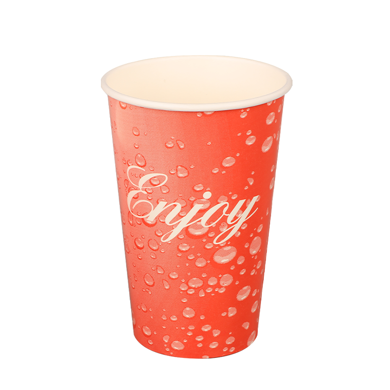 16oz Gelas Kertas Minum Dingin yang Dapat Didaur Ulang