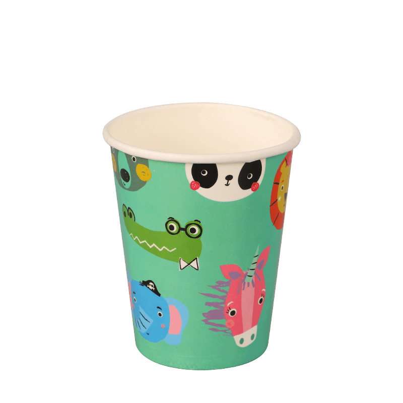 10oz Cangkir Kertas Minum Kopi Dingin yang Dapat Didaur Ulang